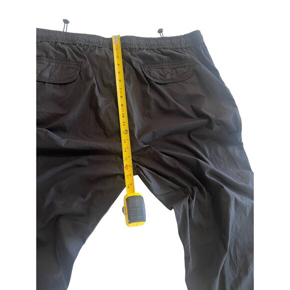 Arizona Mens 4XLT Black Baggy Flex Tapered Leg Pants With Elastic Waist - Picture 2 of 4